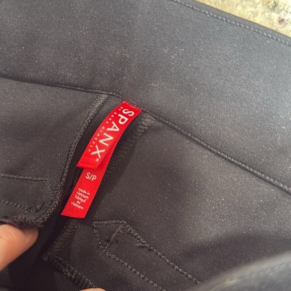 SPANX The Perfect Pant Ankle Back Seam Skinny Black Pants Size Small Retail $148 - Picture 7 of 13